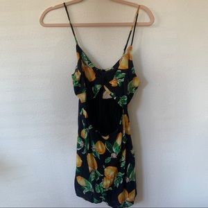 lemon romper urban outfitters